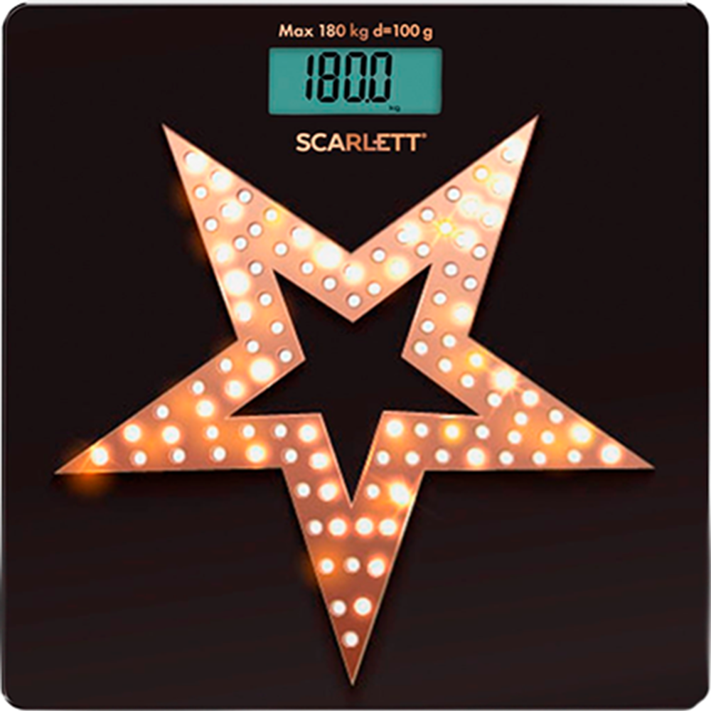 Весы «Scarlett» Gold stars, SC-BS33E100