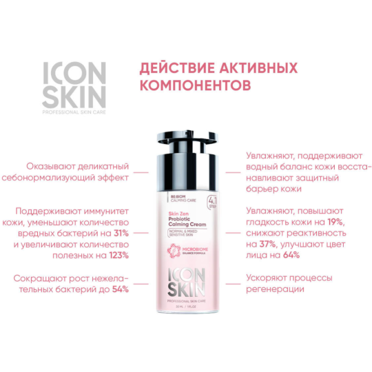 Крем для лица «Icon Skin» Skin Zen Успокаивающий, 30 мл