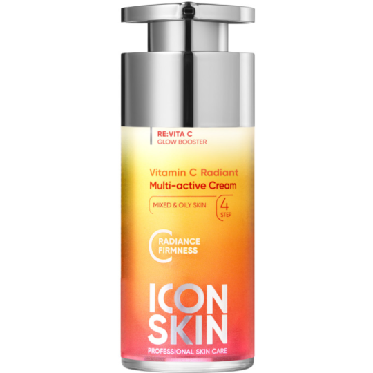 Крем для лица «Icon Skin» Vitamin C Radiant Мультиактивный для комбинированной/жирной кожи, 30 мл