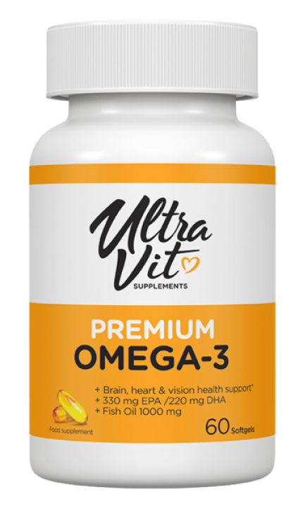 Омега 3 Ultravit Premium Omega-3, 60капс