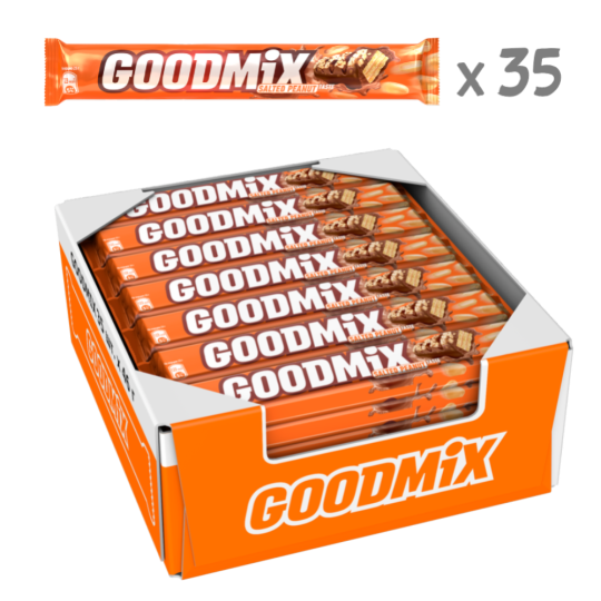 Срочный товар! Уп.Конфета «Goodmix» со вкусом солёного арахиса, с хрустящей вафлей, 35х46 г