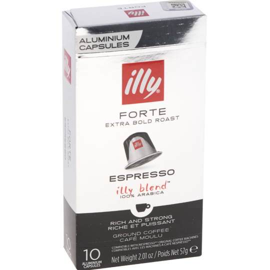 Срочный товар! Кофе молотый «Illy» Espresso Forte, 10 шт, 57 г