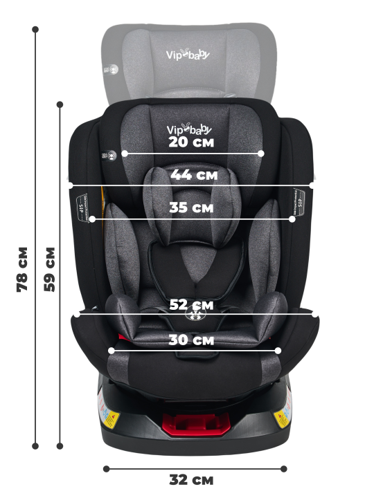 Автокресло поворотное детское  0-36 кг Isofix, MultiFix