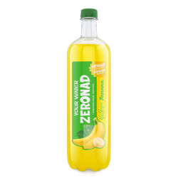 На­пи­ток га­зи­ро­ван­ный «Zeronad» с аро­ма­том банана, 1 л