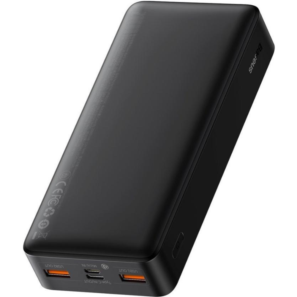 Портативное зарядное устройство «Baseus» Bipow Digital Display Power bank 20000mAh 20W Black, PPDML-M01