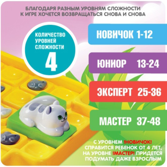 Развивающая игрушка «Bondibon» Кошки-мышки. Охота играть, ВВ5076