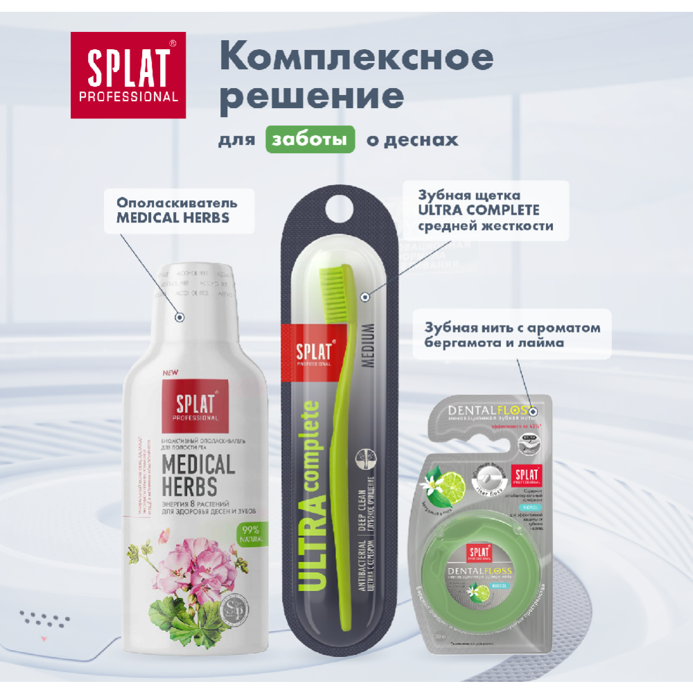 Зубная паста «Splat» Professional Medical Herbs, 40 мл