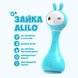 Музыкальная игрушка 0+ Умный зайка Alilo R1 цвет синий 60905