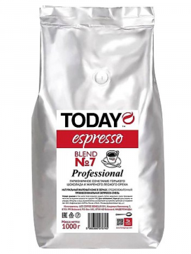 Кофе в зернах «Today» espresso blend №7, 1 кг