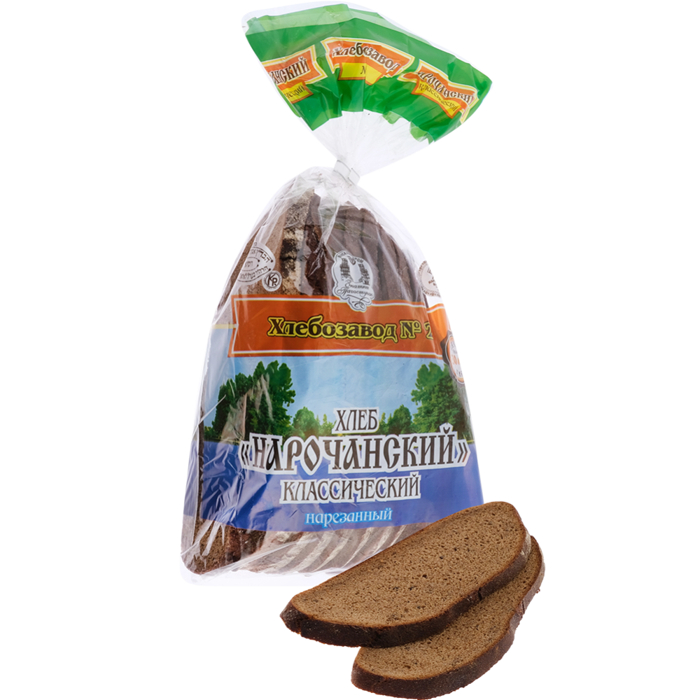 Хлеб «На­ро­чан­ский» клас­си­че­ский, на­ре­зан­ный, 600 г