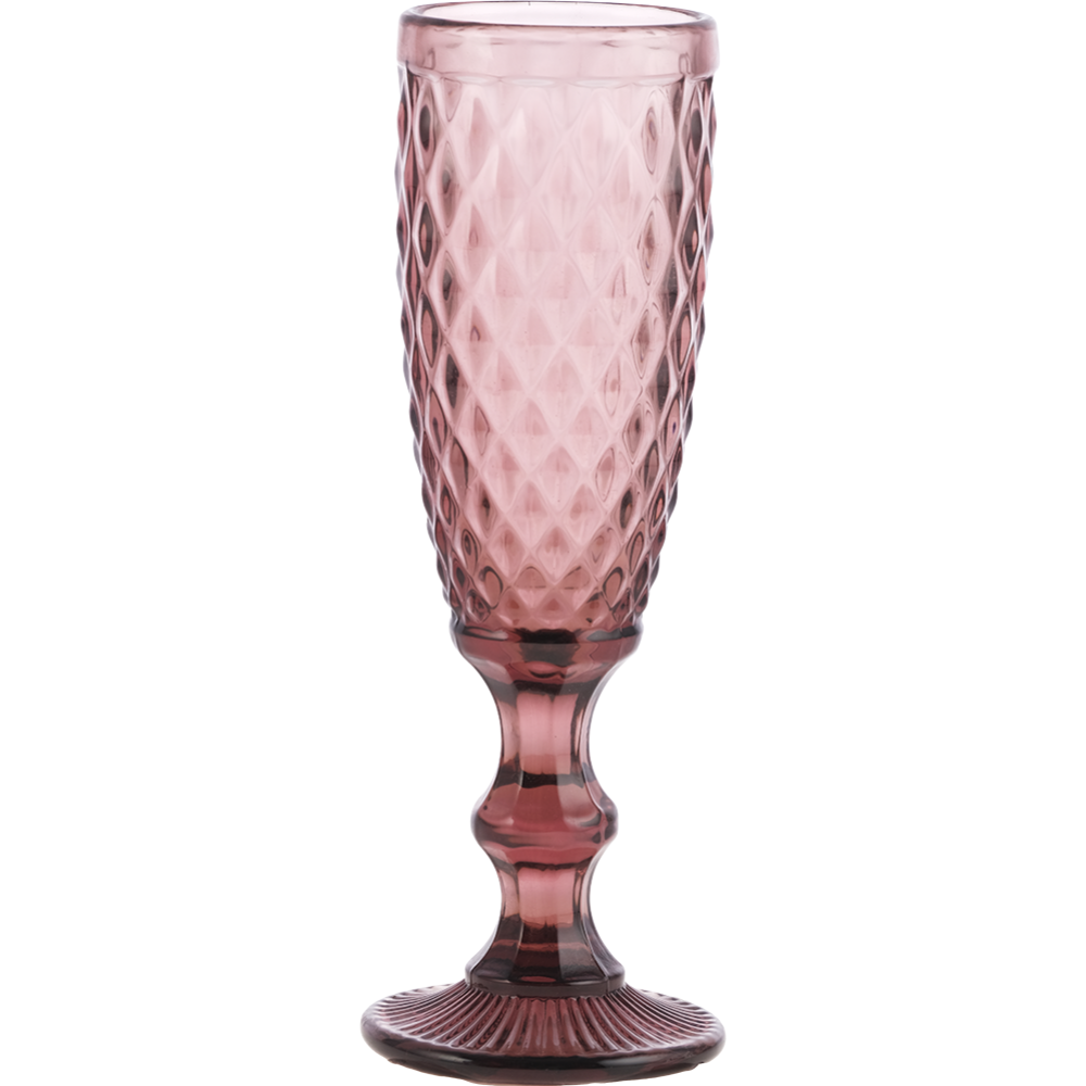 Бокал для шампанского «Mini Diamond» розовый, 160 мл