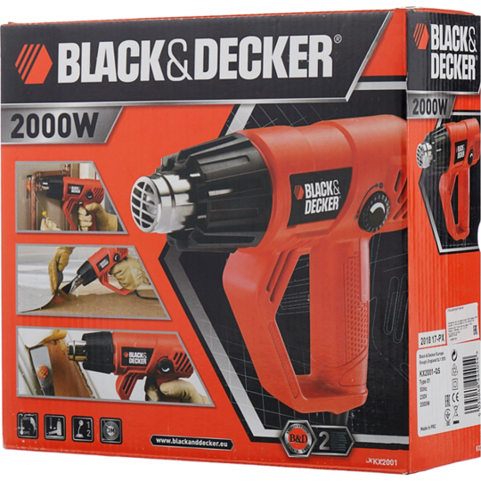 Cтроительный фен «Black & Decker» KX2001-QS