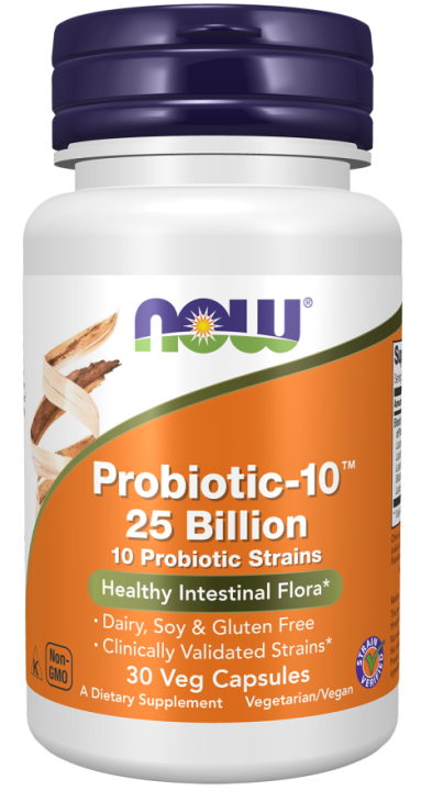 Пробиотик NOW Probiotic-10 25 billion 30 капсул