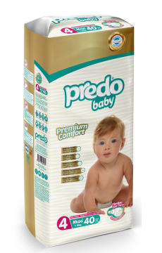 Подгузники Predo Baby Maxi № 4 (7-18 кг) 40шт