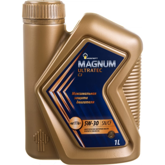 Масло моторное «Роснефть» Magnum Ultratec C3 5W-30, 40814132, 1 л