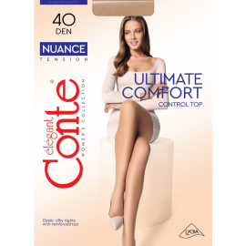 Кол­гот­ки жен­ские «Conte Elegant» Nuance, 40 den, natural, размер 2