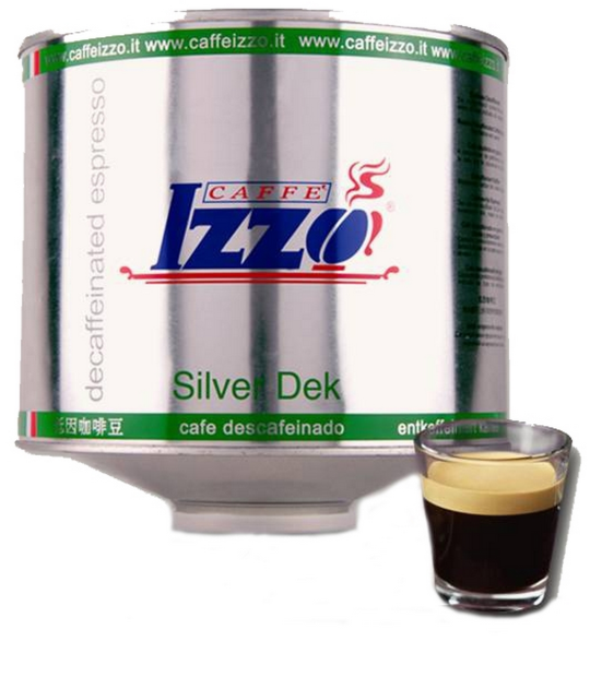 Кофе в зернах Caffe Izzo Silver Dek, 1кг (без кофеина)