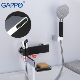 Смеситель для ванны Gappo G3281 Черный