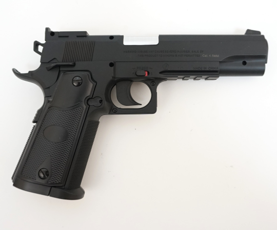 Пистолет пневматический Stalker S1911Т (Colt), (до 3 дж, пластик), кал. 4,5мм