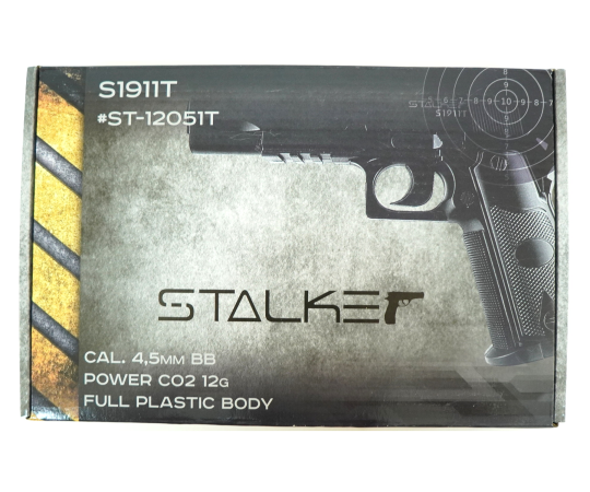 Пистолет пневматический Stalker S1911Т (Colt), (до 3 дж, пластик), кал. 4,5мм