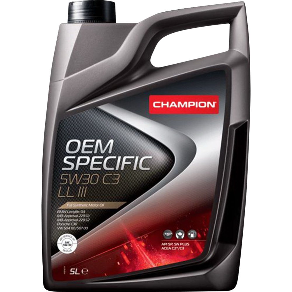 Масло моторное «Champion» OEM Specific 5W30 C3 LL III, 1048183, 4 л