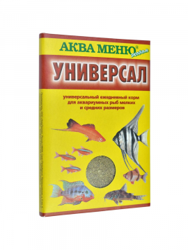 Корм Универсал для аквариумных рыб гранулы (пакетик), 30гр