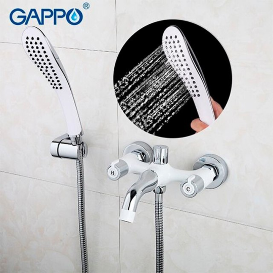 Смеситель для ванны Gappo G3249 Белый