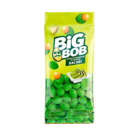 Арахис «Big Bob» жареные, соленые, со вкусом васаби, 60 г