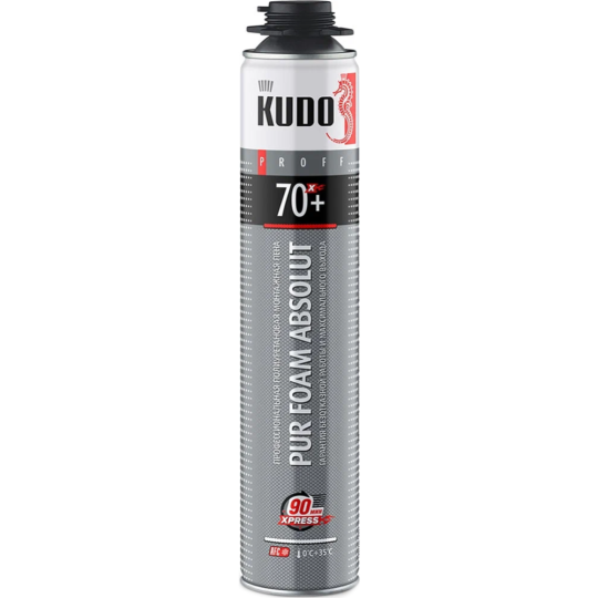 Пена монтажная «Kudo» Prof Absolut Xpress 70+, профессиональная, KUPP10SX70+, 1 л