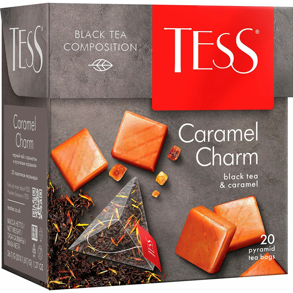 Чай черный «Tess» Caramel charm, 20 х 1.8 г #0