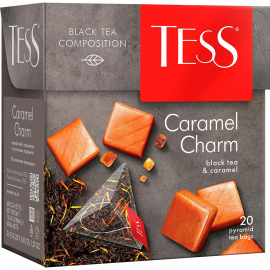 Чай черный «Tess» Caramel charm, 20 х 1.8 г