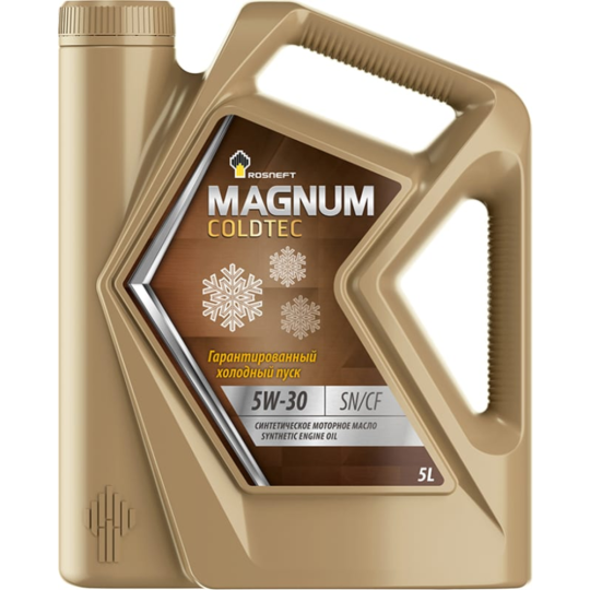 Масло моторное «Роснефть» Magnum Coldtec 5W-30, 40813250, 5 л