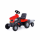 Каталка-трактор с педалями "Turbo" (красная) с полуприцепом