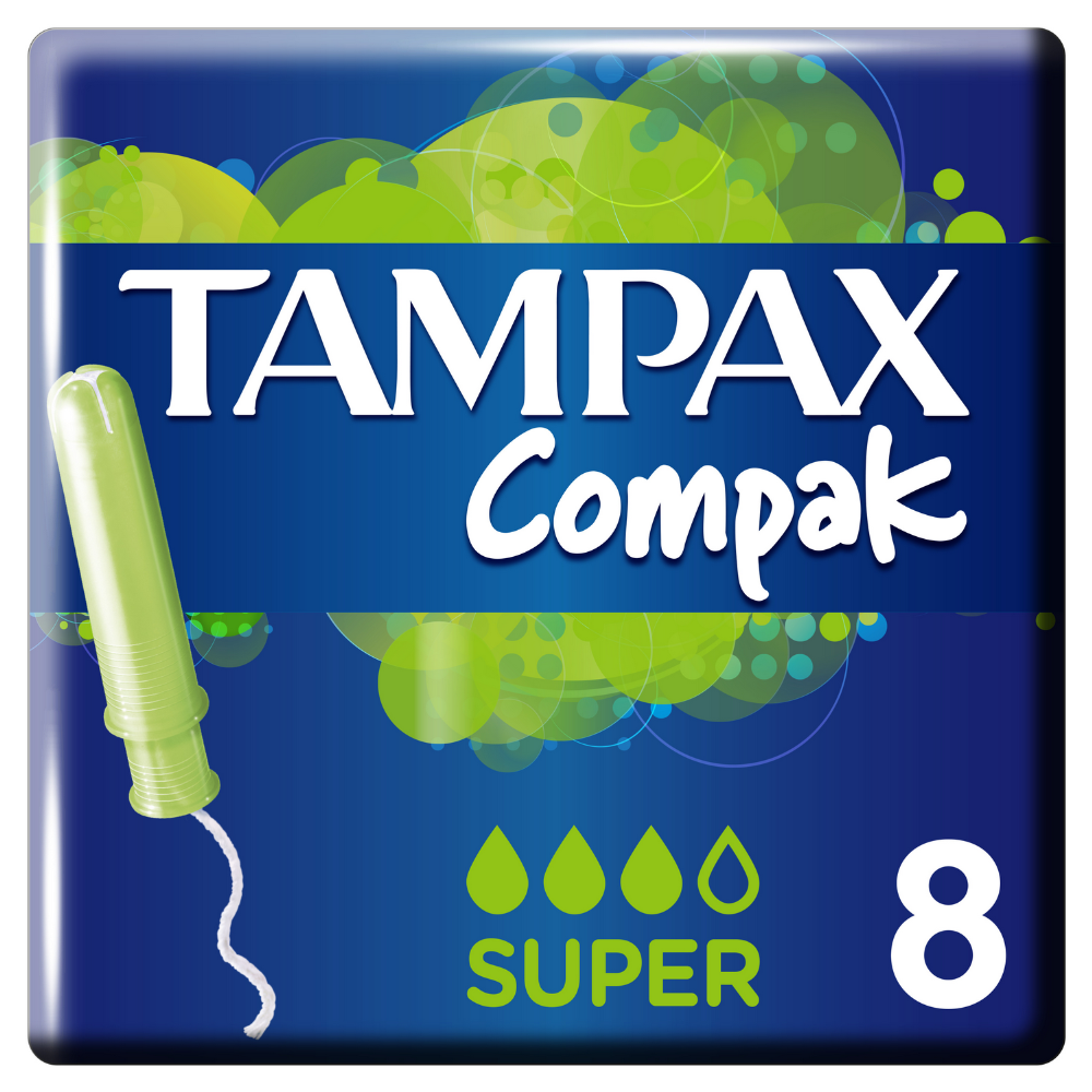 Тампоны «Tampax» Compak Super с аппликатором, 8 шт