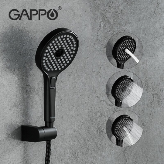 Смеситель для ванны Gappo G3203-6 Черный