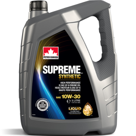 Масло моторное «Petro-Canada» Supreme Synthetic, 10W-30, MOSYN13C20, 5 л