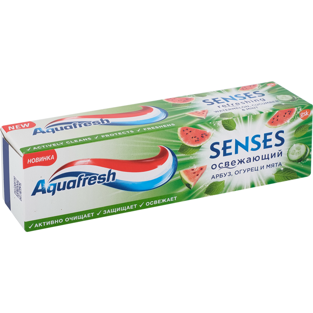 Зубная «Aquafresh» Senses, watermelon, 75 мл