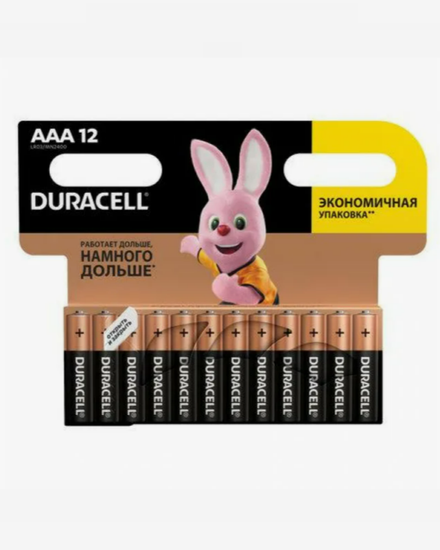 Набор батареек «Duracell» ААA/MN1500, 12 шт