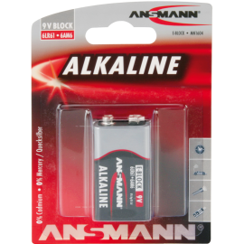 Батарейка «Ansmann» Alkaline 9V E