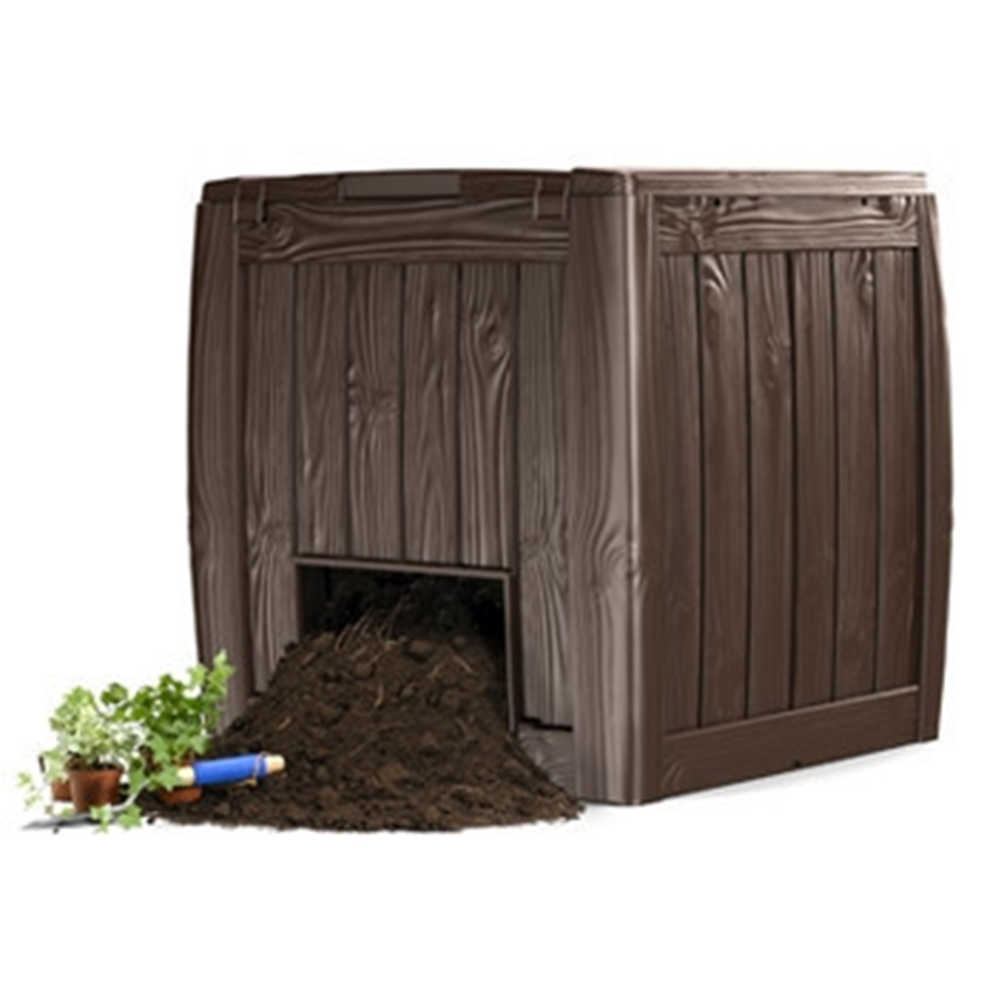 Картинка товара Компостер «Keter» садовый Deco Composter W/Base, коричневый 231600