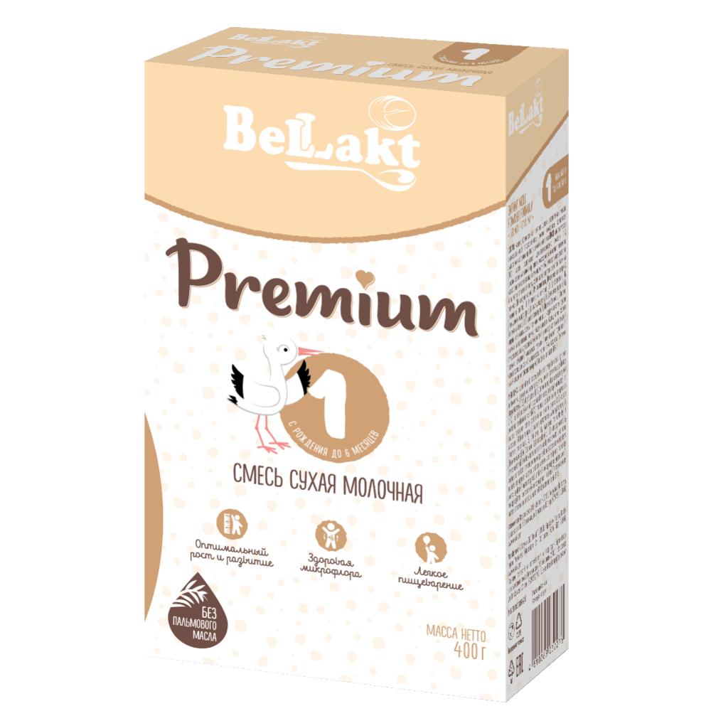 Смесь молочная сухая «Беллакт» Premium 1, с 0 до 6 месяцев, 400 г #1