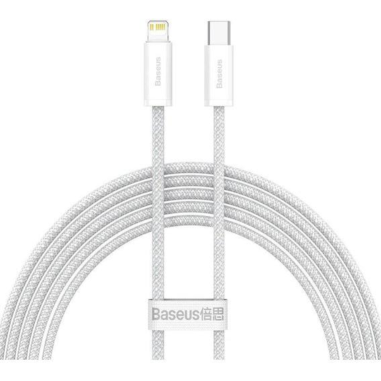 Кабель «Baseus» Dynamic, Fast Charging Data Type-C to iP 20W, White, CALD000102, 2 м