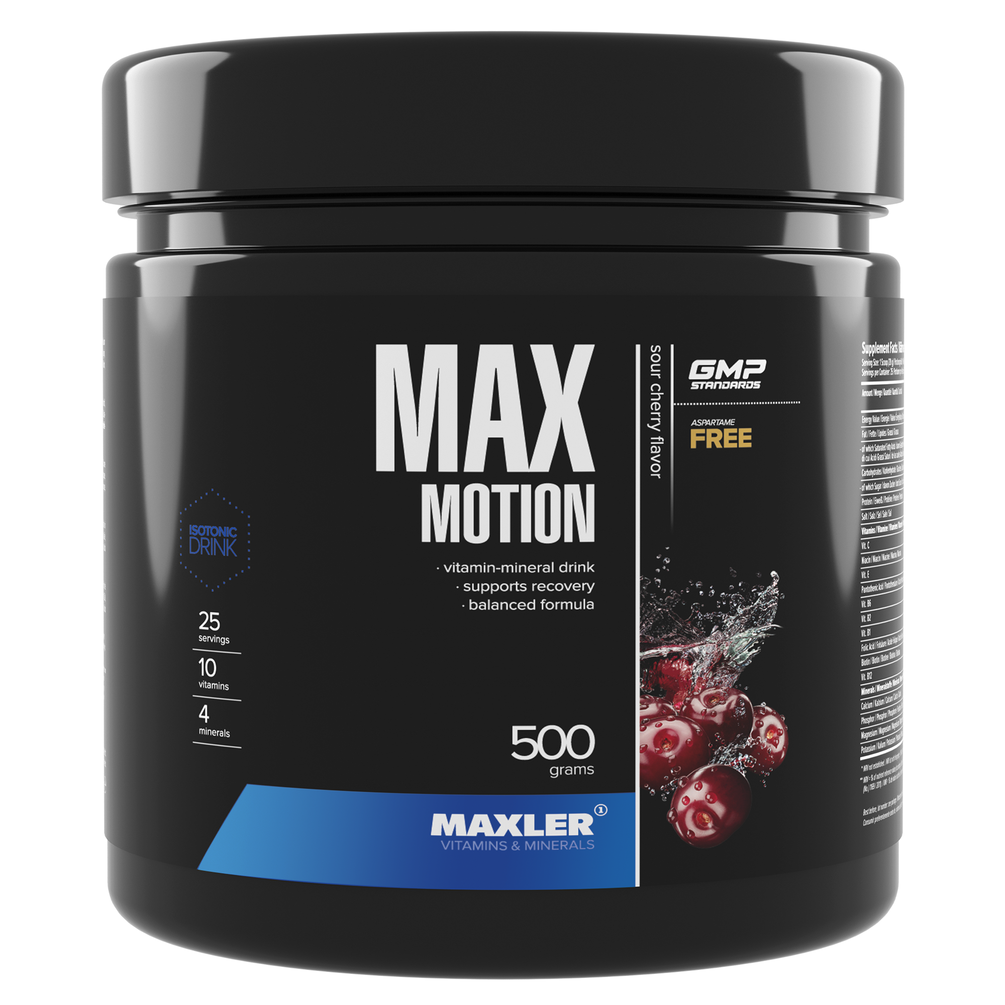 Изотоник Maxler Max Motion 500 g (can) - Cherry