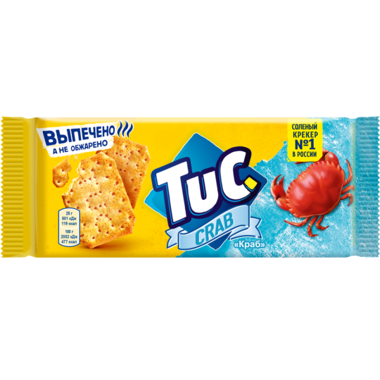 Крекер солёный «Tuc» со вкусом краба, 100 г