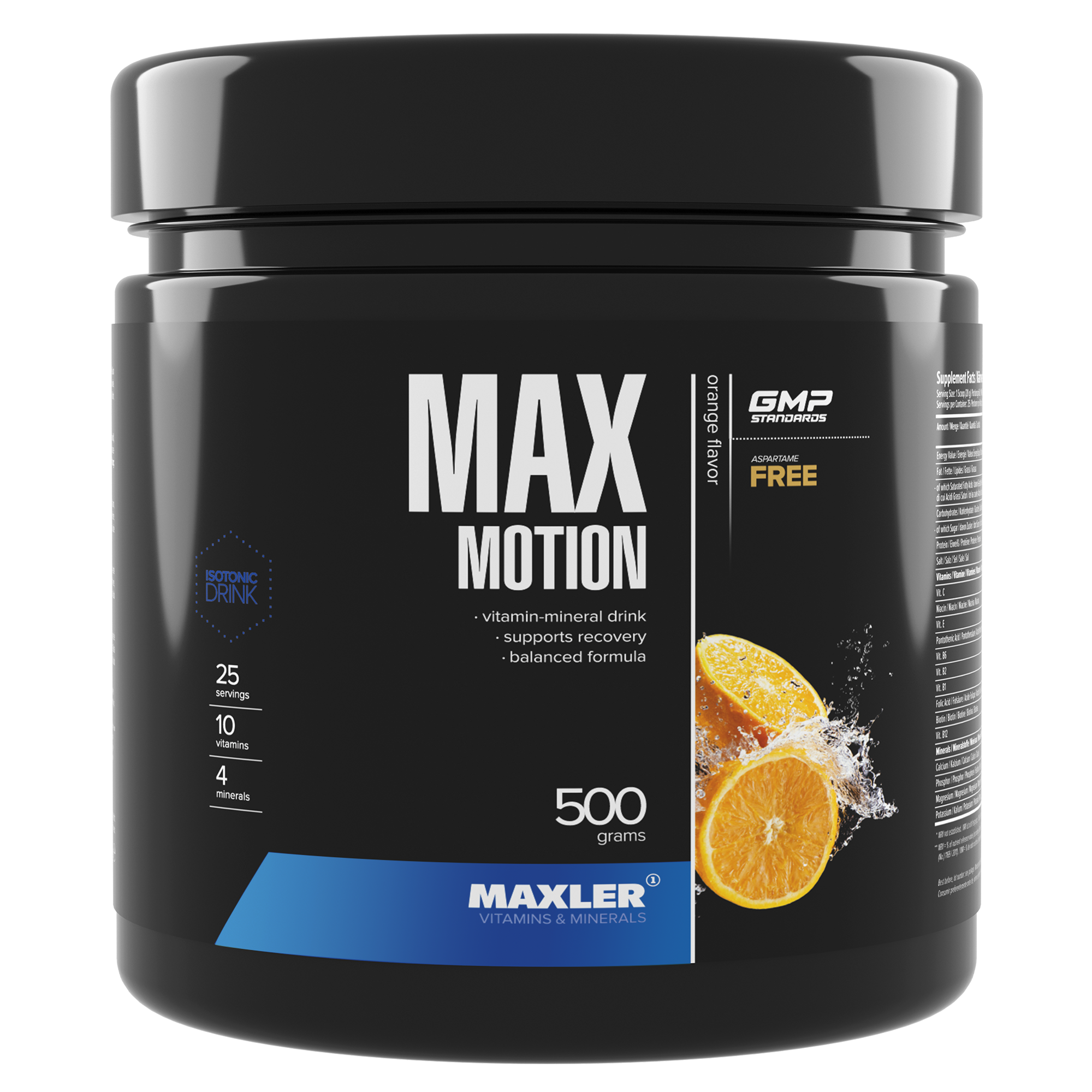 Изотоник Maxler Max Motion 500 g (can) - Orange