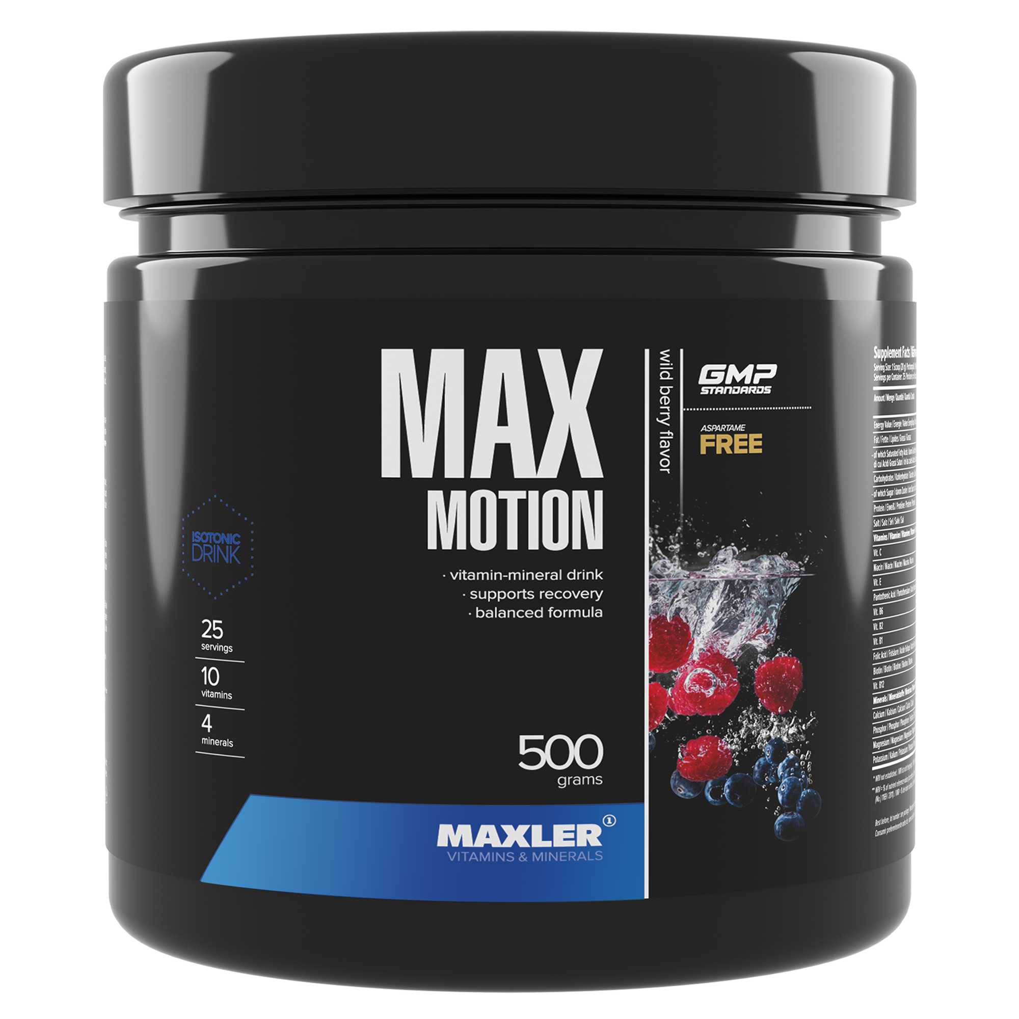 Изотоник Maxler Max Motion 500 g (can) - Wild Berry