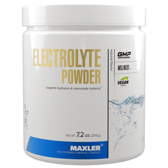 Электролиты Maxler Electrolyte Powder 204 g can - Natural