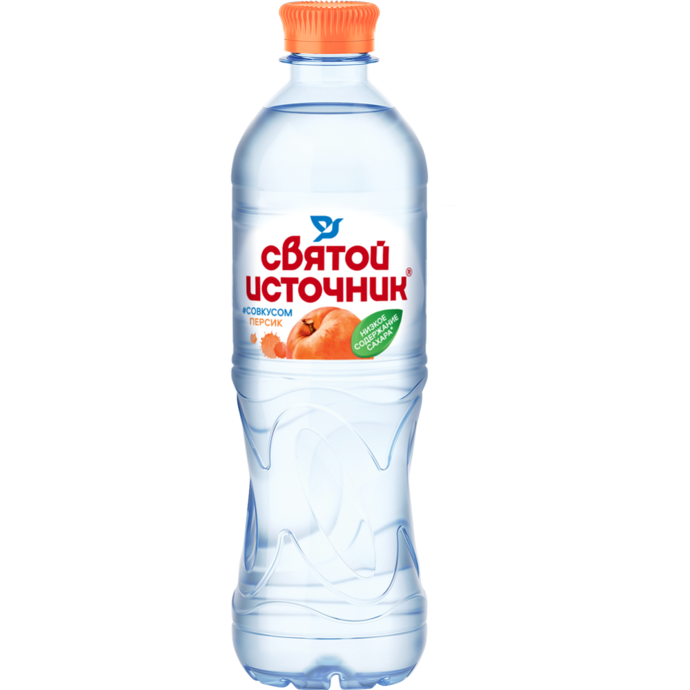 На­пи­ток нега­зи­ро­ван­ный «Свя­той Ис­точ­ни­к» со вкусом пер­си­ка, 0.5 л