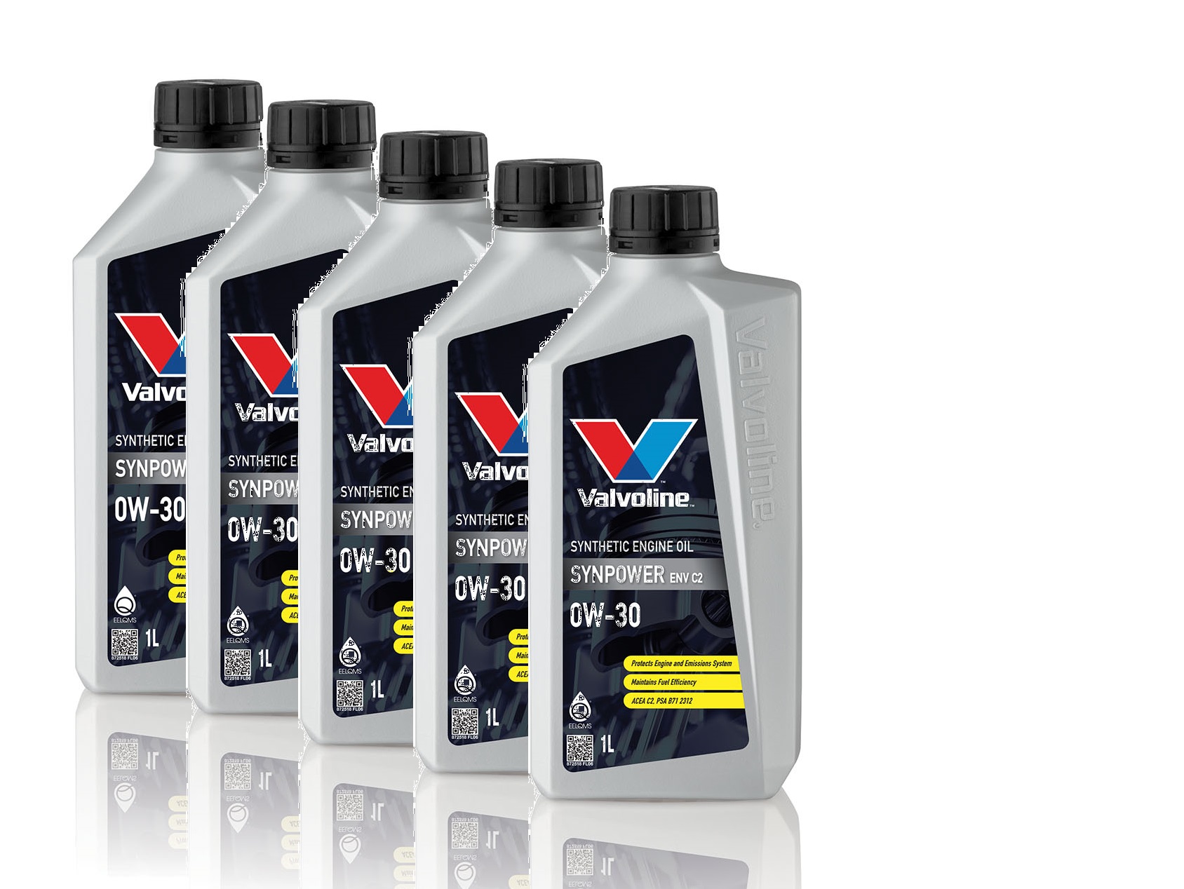 Моторное масло Valvoline SynPower ENV C2 0W-30 5л (или комплект 1л х 5шт)