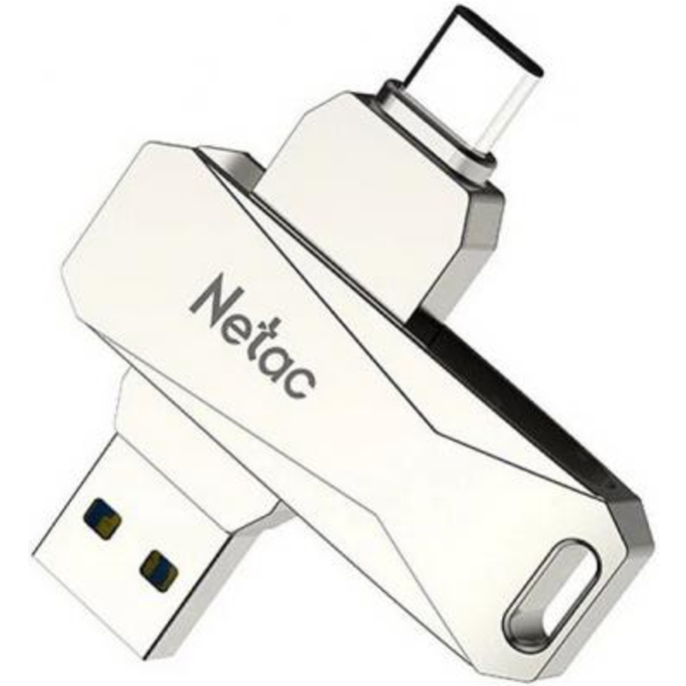 Картинка товара USB-накопитель «Netac» U782С, USB 3.0 +TypeC, 128GB, NT03U782C-128G-30PN